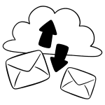 Illustration d'un échange d'emails