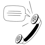 Illustration d'un téléphone pour le support