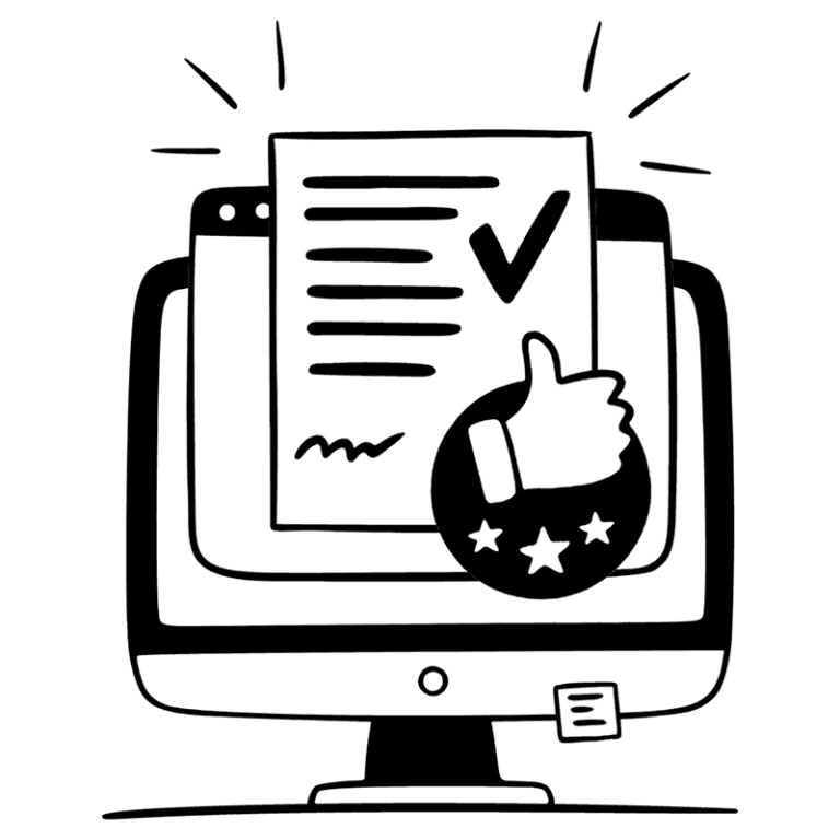 Illustration pour montrer la satisfaction client